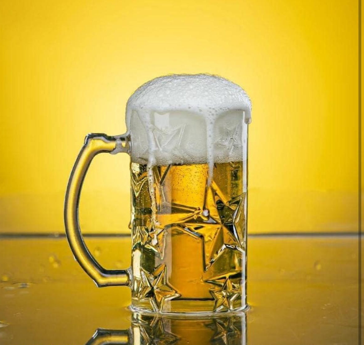 Drinking Mugs (Pack of 2) 500 ml for water, cold drinks, milk shakes, lassi glass bear glass