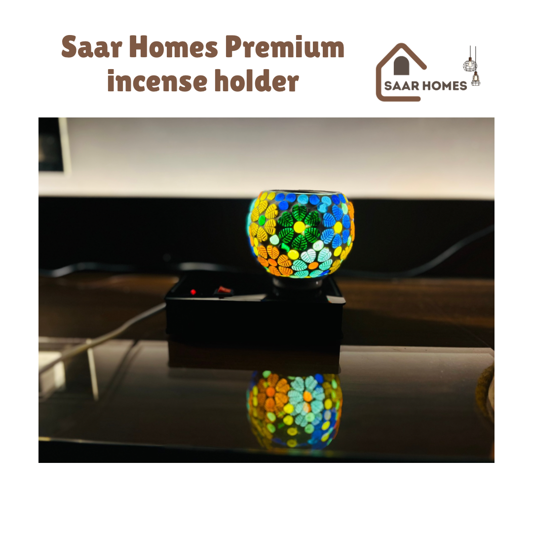 Saar Homes Premium quality Electric incense holder / Table lamp with on off button for heater