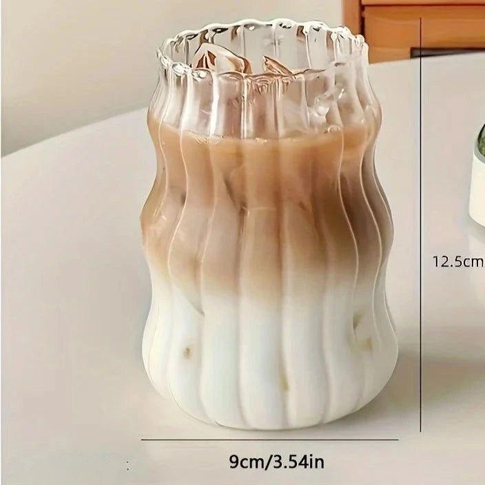 SH Premium coffee tumbler with straw pack of 2 | 500 ml | Unique shape coffee tumbler | juice glass pack of 2