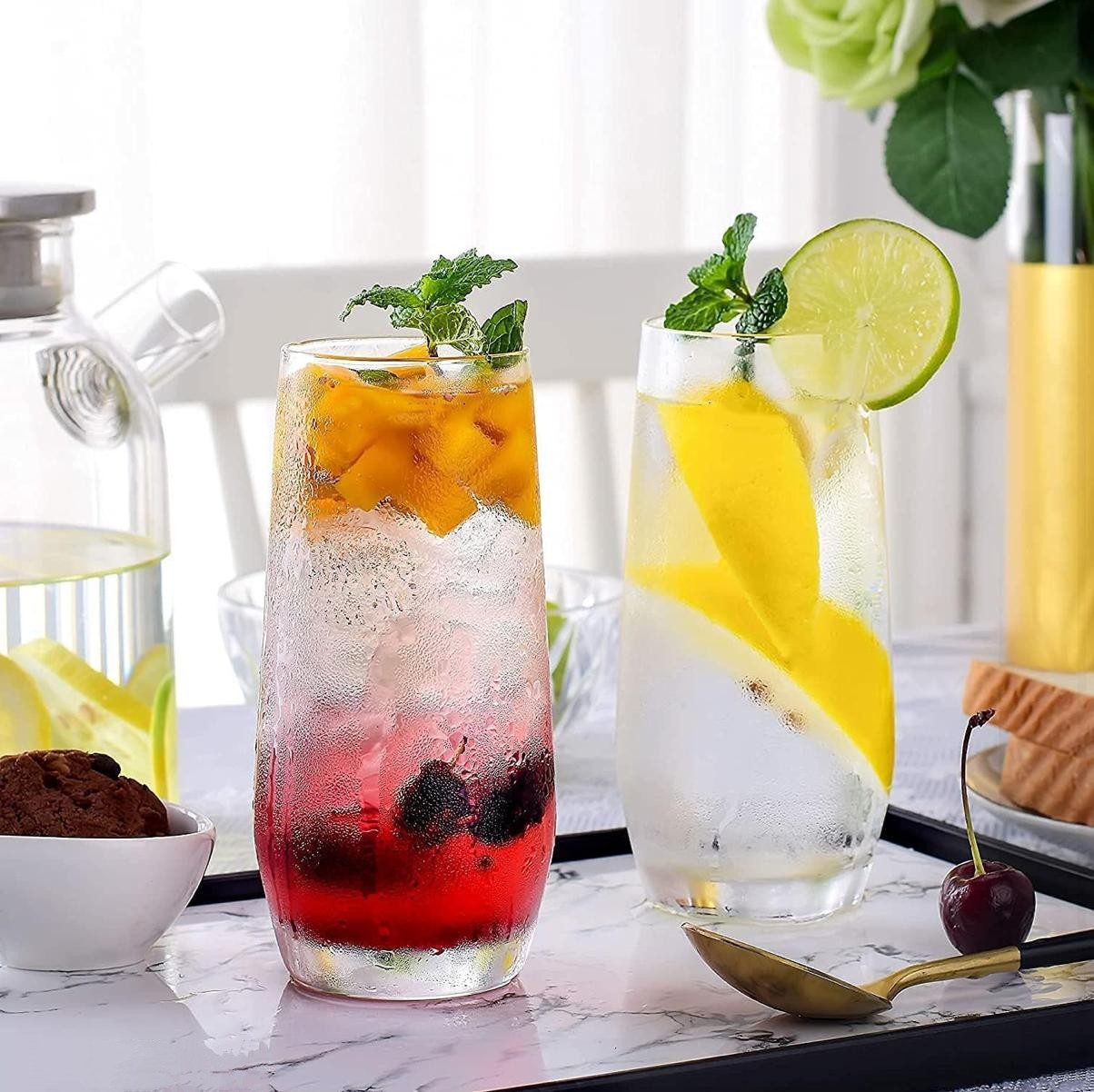 SH imported very premium water glass 330 ml pack of 6 for serving water, Juices, cold drinks, smoothies, cold coffee and many more for your office, house, restaurants, clubs