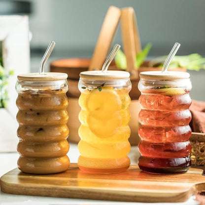 Spiral shape tumblers 700 ml (pack of 2) for coffee, milk shakes, hot milk, Lassi, chach and many more