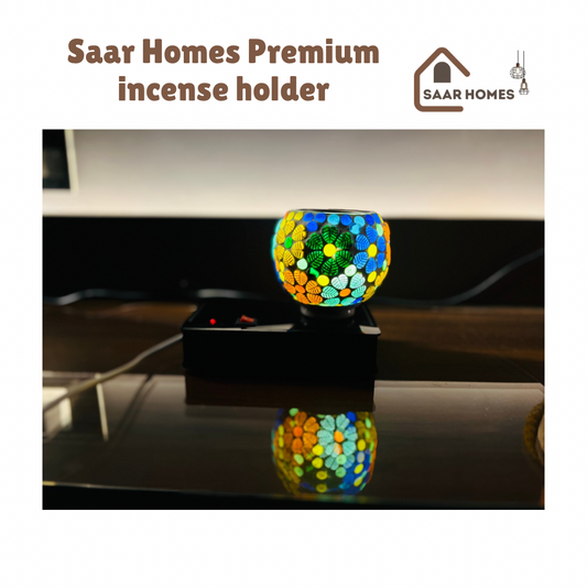 Saar Homes Premium quality Electric incense holder / Table lamp with on off button for heater