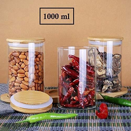 1 ltr jar (pack of 3) for storing Nuts, Dryfruits, Condiments,Cookies