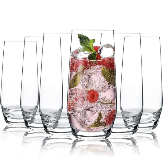 SH imported very premium water glass 330 ml pack of 6 for serving water, Juices, cold drinks, smoothies,  cold coffee and many more for your office, house, restaurants,  clubs