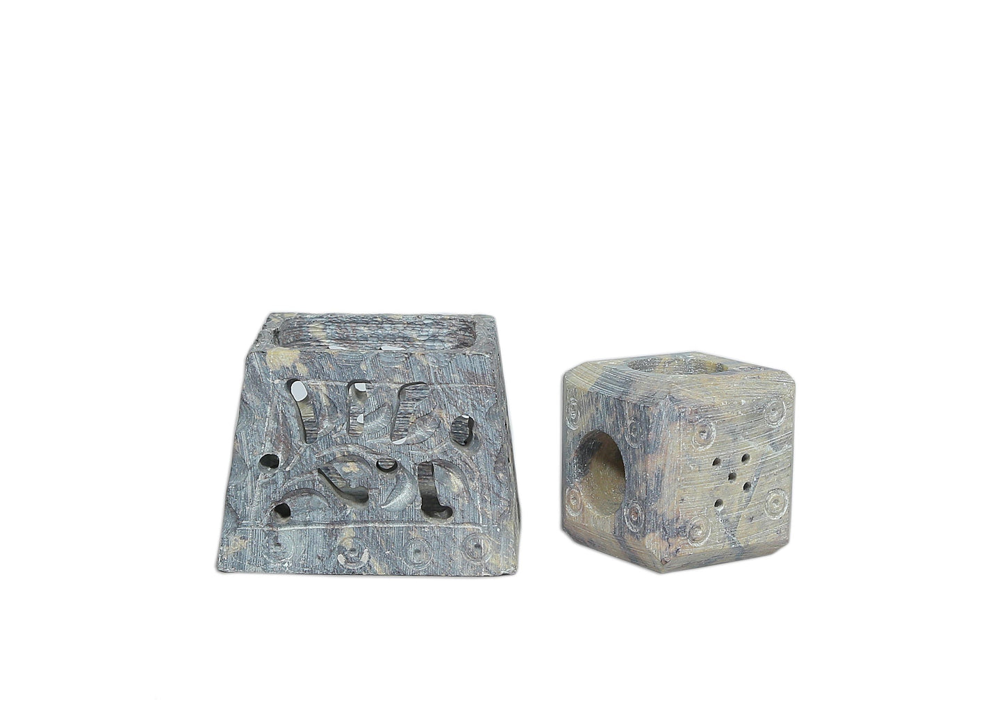 Saar Homes Marble Agarbatti Stand | Marble Candle Holder | Incense Stick Holder | FREE Incense Inside | Home Decor | Puja Essentials | Gifting | Mandir Decor