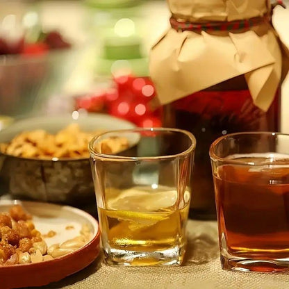 SH trendy glasses (set of 6) for cold drinks, coffee, juic, ice tea | glasses for home, bar, club, hotel